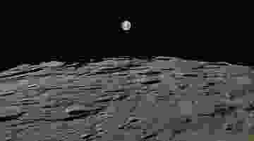 ay, ay'ın yüzeyi, ay'dan dünya'nın görünüşü
