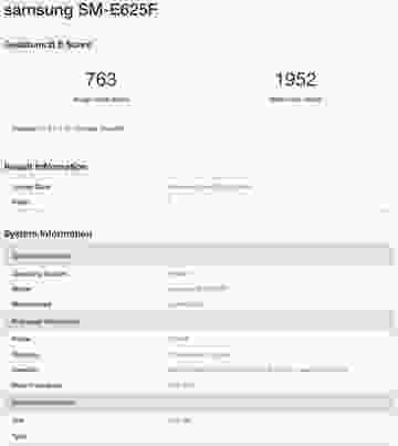 samsung galaxy f62 geekbench