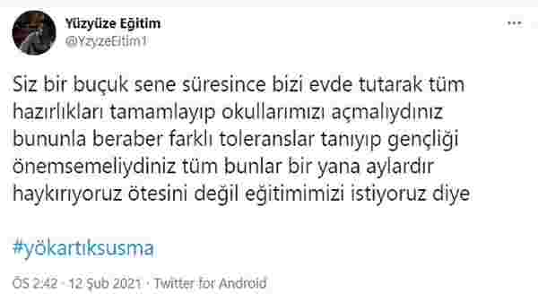 #yökartıksusma Twitter