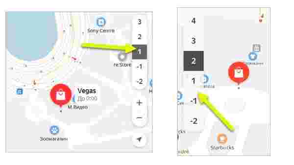yandex haritalar, bina katları