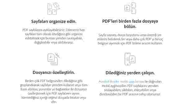 Adobe Acrobat DC ile PDF sayfalarını ayırma