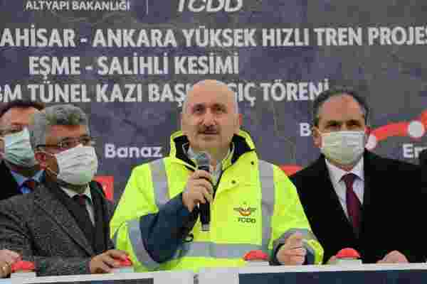 Ankara-İzmir Hızlı Tren Hattı nda tünel kazımı başladı #9