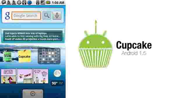 Android 1.5 Cupcake