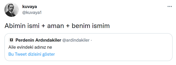 tweet isim