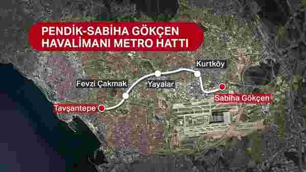 Pendik - Sabiha Gökçen Havalimanı metro hattı açılıyor - 1