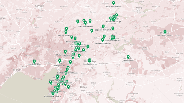 Google Haritalar deprem mağdurları haritası