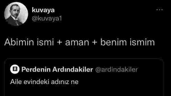 aile isim tweet