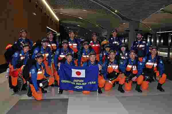 Japon arama kurtarma ekibi Türkiye'ye geldi