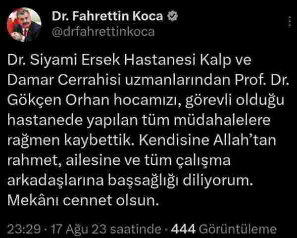 Bakan Koca: 